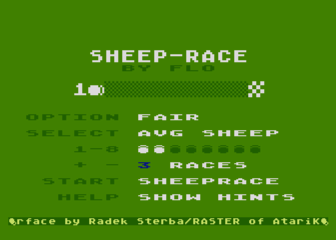 Sheeprace: Einstellungen